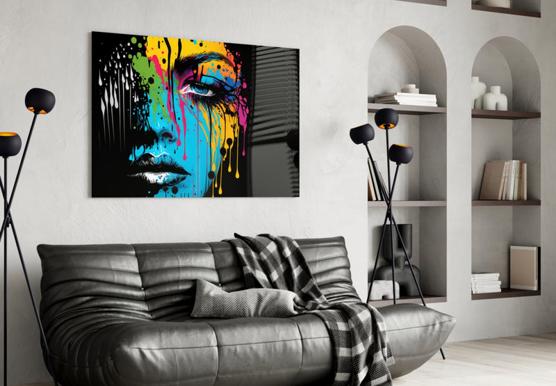 Melting Beauty Glass Wall Art  || Designer Collection