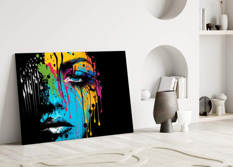 Melting Beauty Glass Wall Art  || Designer Collection