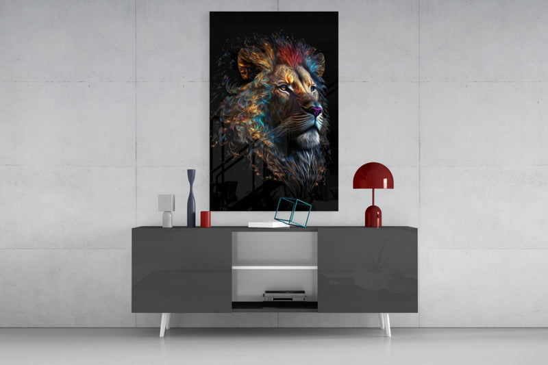 Sparkling Glory Glass Wall Art  || Designer Collection