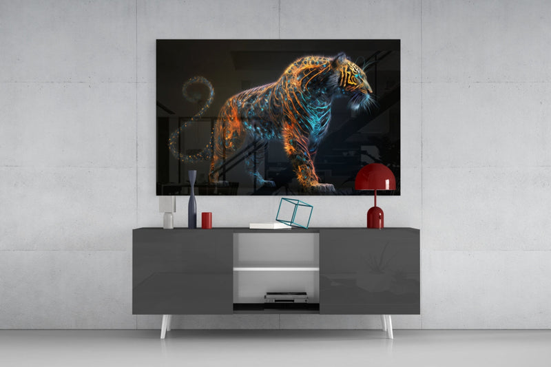 Sparkling Glory Glass Wall Art  || Designer Collection