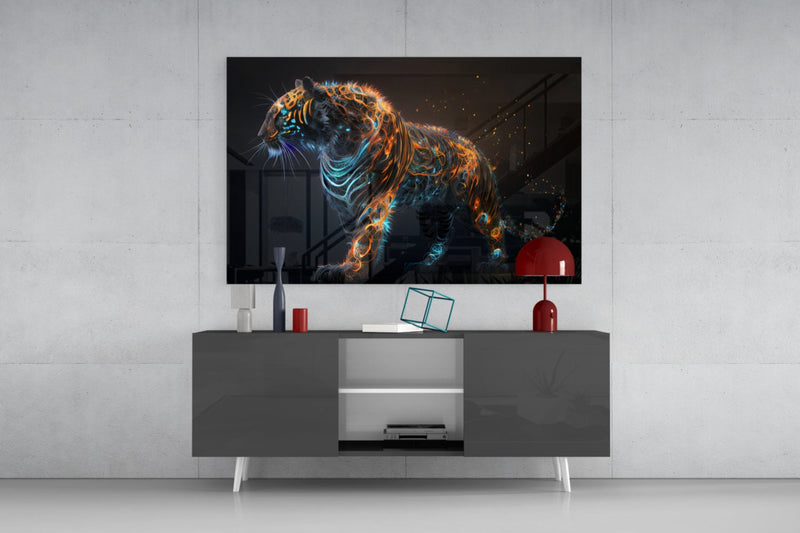 Sparkling Glory Glass Wall Art  || Designer Collection