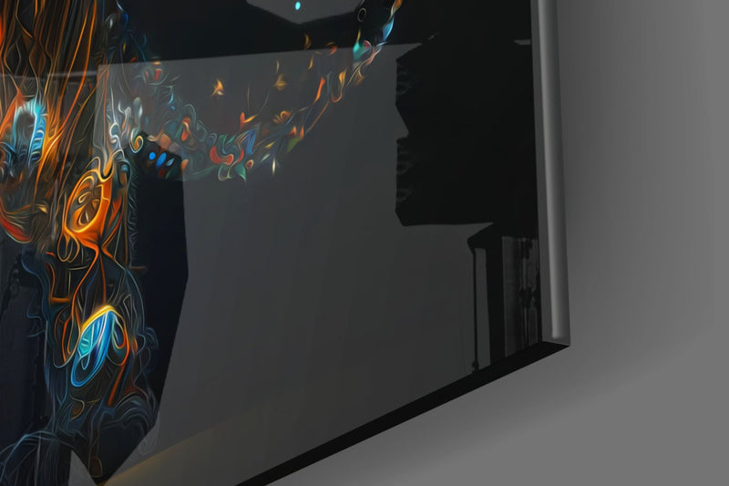 Sparkling Glory Glass Wall Art  || Designer Collection