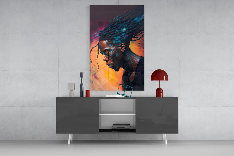 Roy Woods Glass Wall Art  || Designer Collection