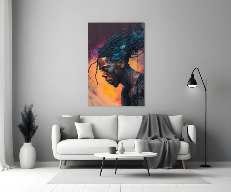 Roy Woods Glass Wall Art  || Designer Collection