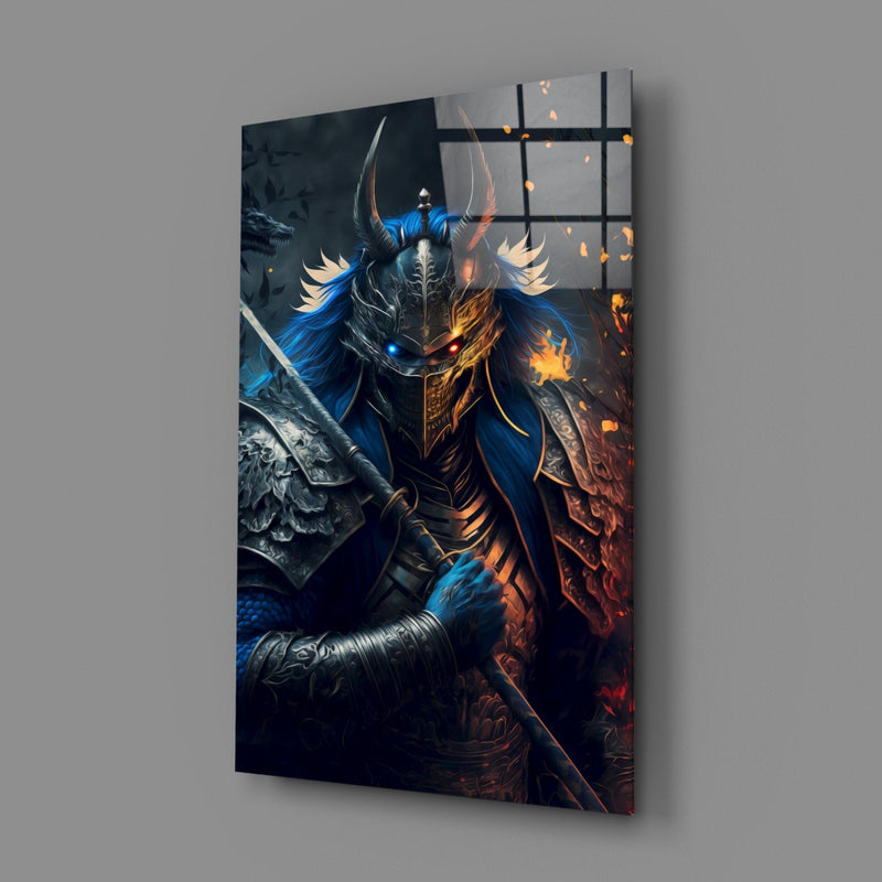Lord Warrior Glass Wall Art  || Designer Collection