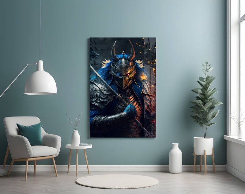 Lord Warrior Glass Wall Art  || Designer Collection