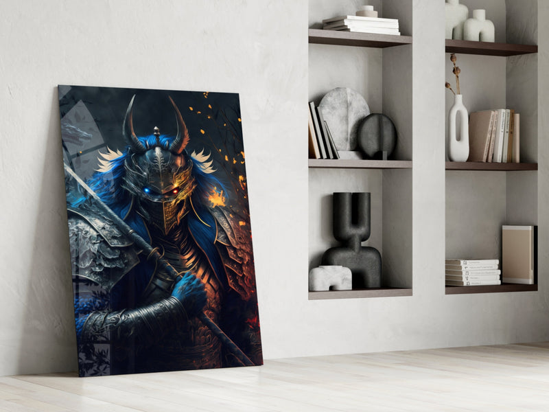 Lord Warrior Glass Wall Art  || Designer Collection