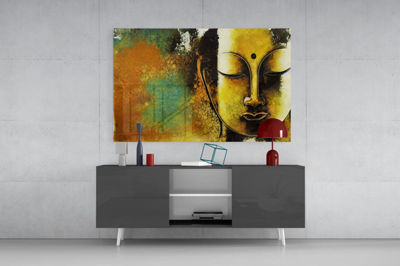 Buddha Glass Wall Art  || Designer Collection