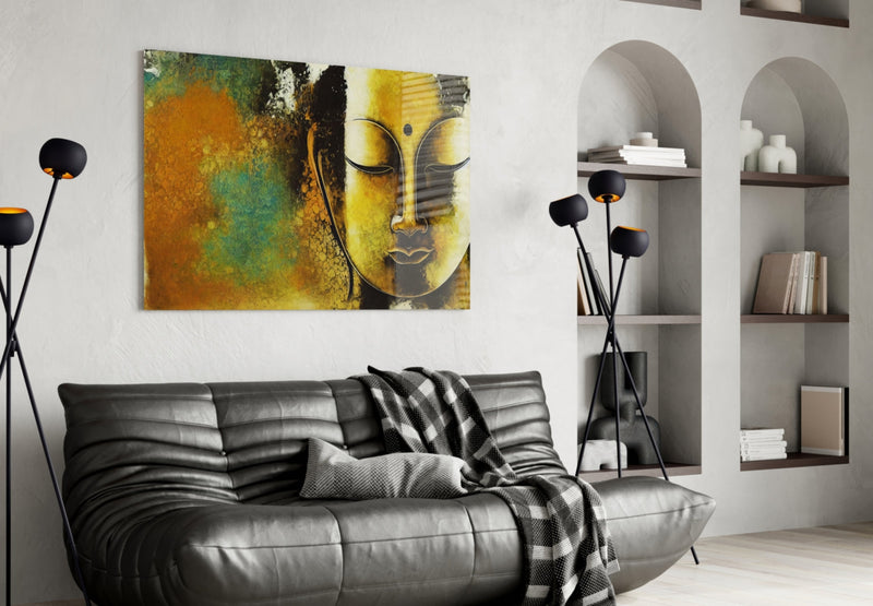 Buddha Glass Wall Art  || Designer Collection