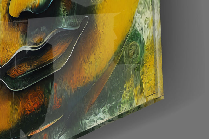 Buddha Glass Wall Art  || Designer Collection
