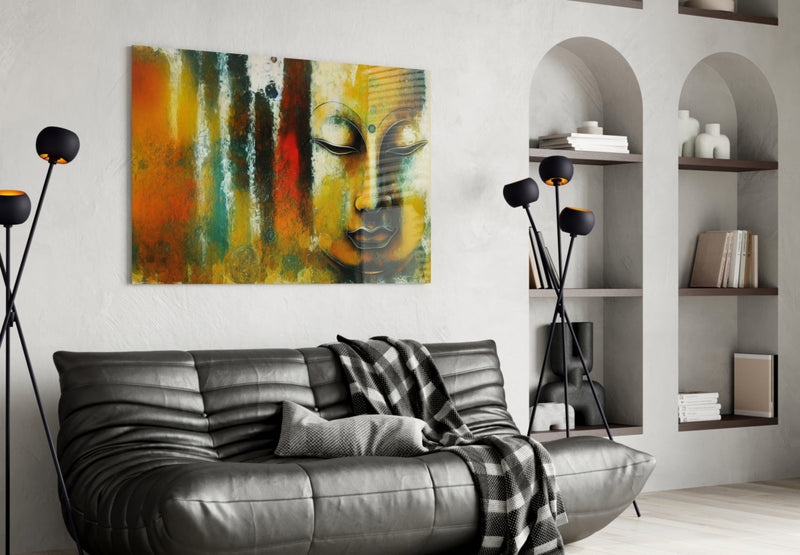 Buddha Glass Wall Art  || Designer Collection