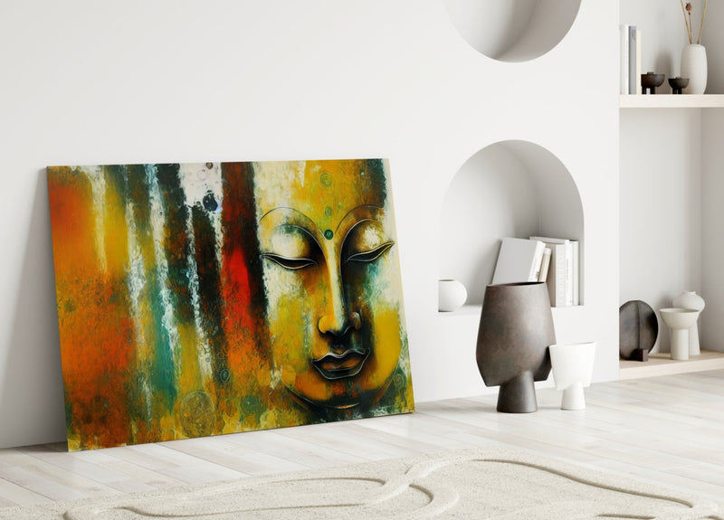 Buddha Glass Wall Art  || Designer Collection