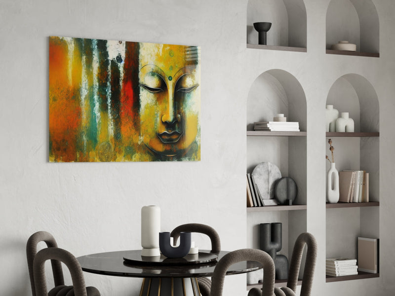 Buddha Glass Wall Art  || Designer Collection