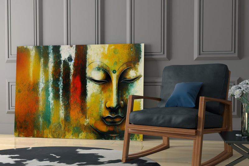 Buddha Glass Wall Art  || Designer Collection