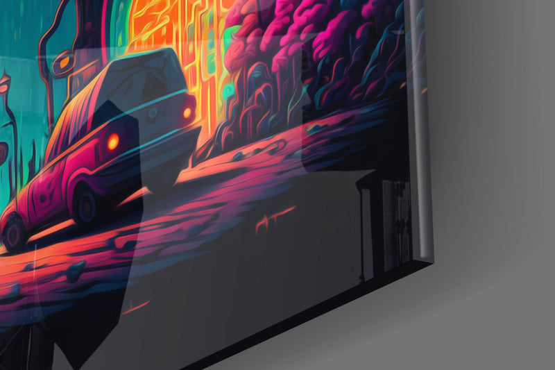 Dream of a New Life Glass Wall Art  || Designers Collection