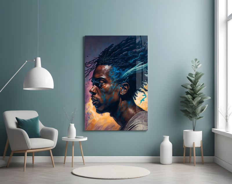 Roy Woods Glass Wall Art  || Designer Collection