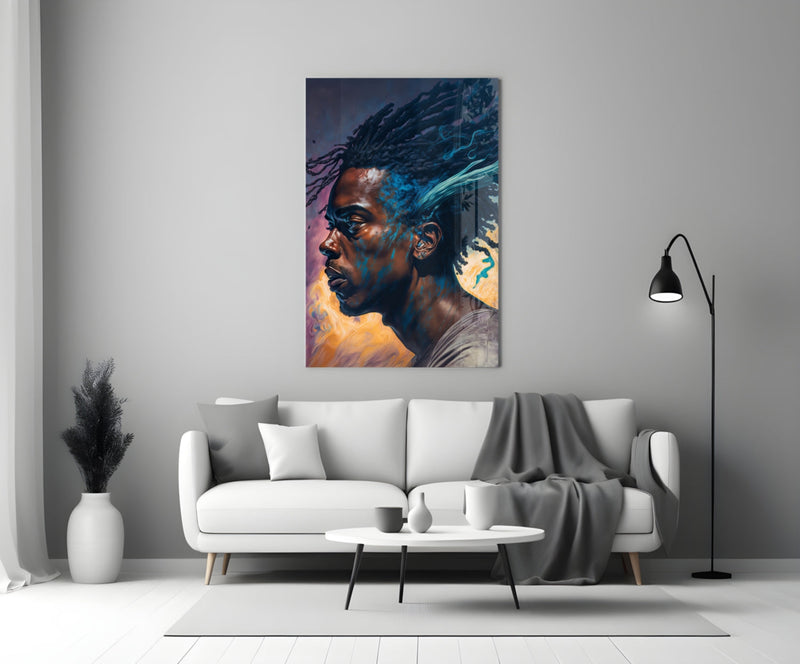 Roy Woods Glass Wall Art  || Designer Collection