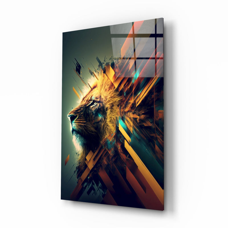 Lion King Glass Wall Art  || Designer Collection