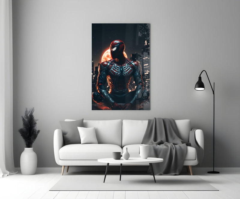 Iconic Spider Glass Wall Art  || Designer Collection