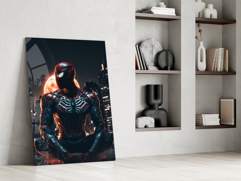 Iconic Spider Glass Wall Art  || Designer Collection