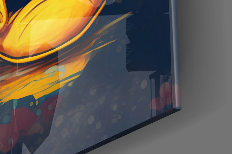 Donald Duck Glass Wall Art  || Designers Collection