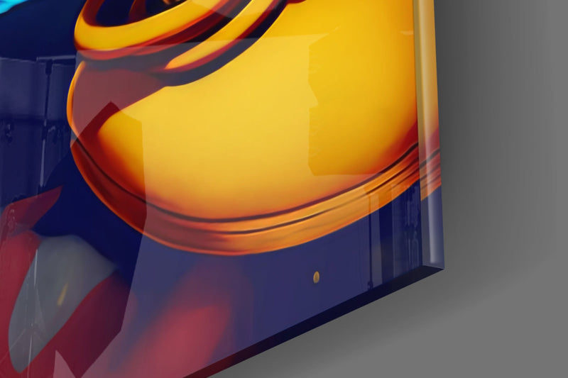 Anger of Donald Duck Glass Wall Art  || Designer Collection