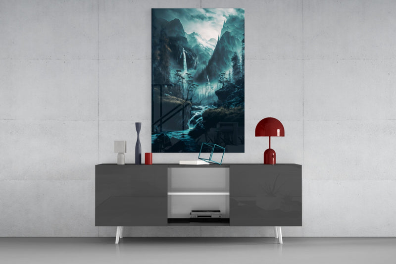 Dreamtopia Glass Wall Art  || Designers Collection