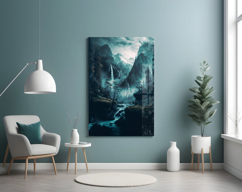 Dreamtopia Glass Wall Art  || Designers Collection