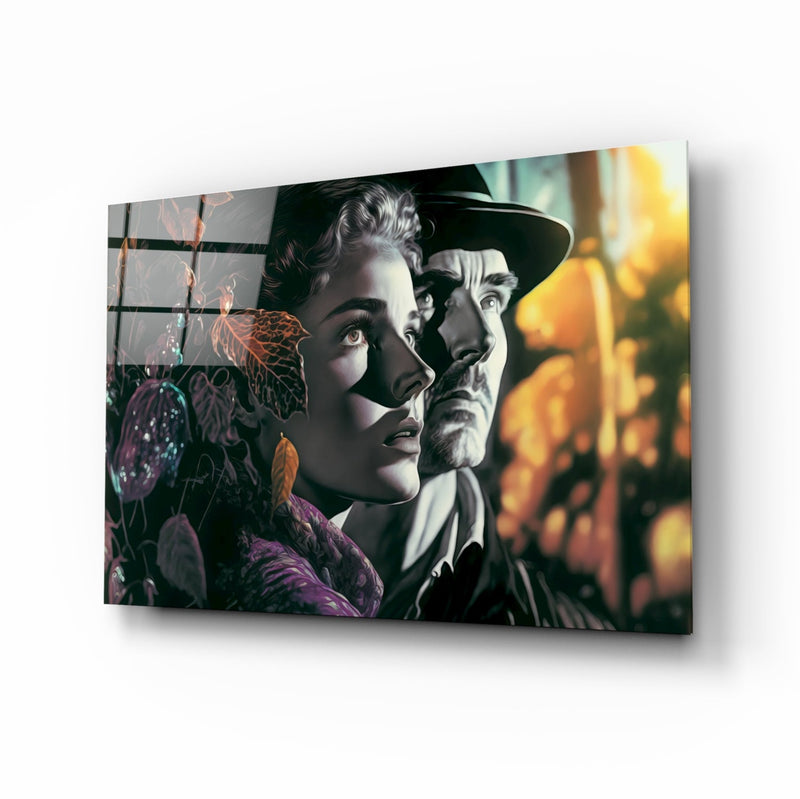 Nostalgic Scenes Glass Wall Art  || Designer Collection