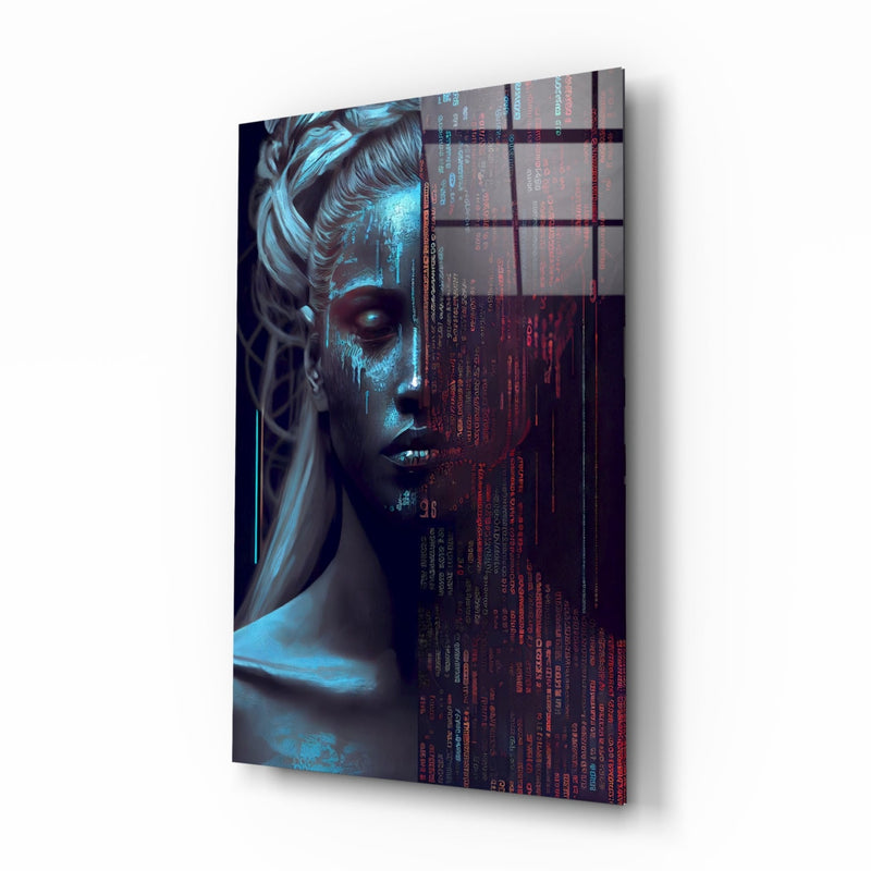Human Software Glass Wall Art  || Designer Collection