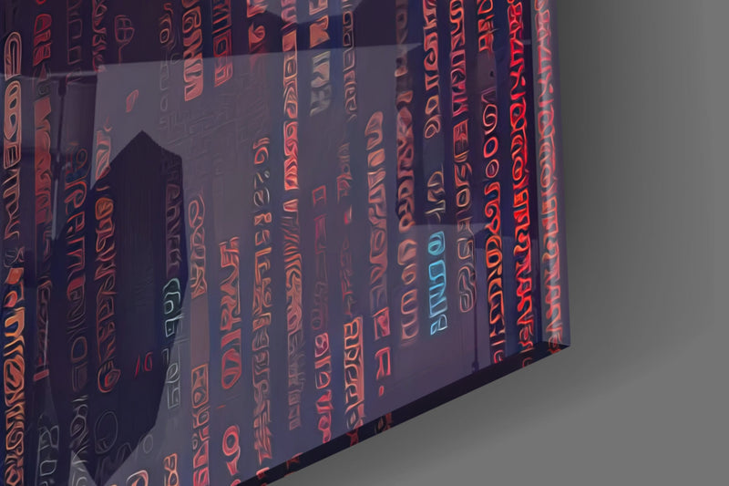 Human Software Glass Wall Art  || Designer Collection