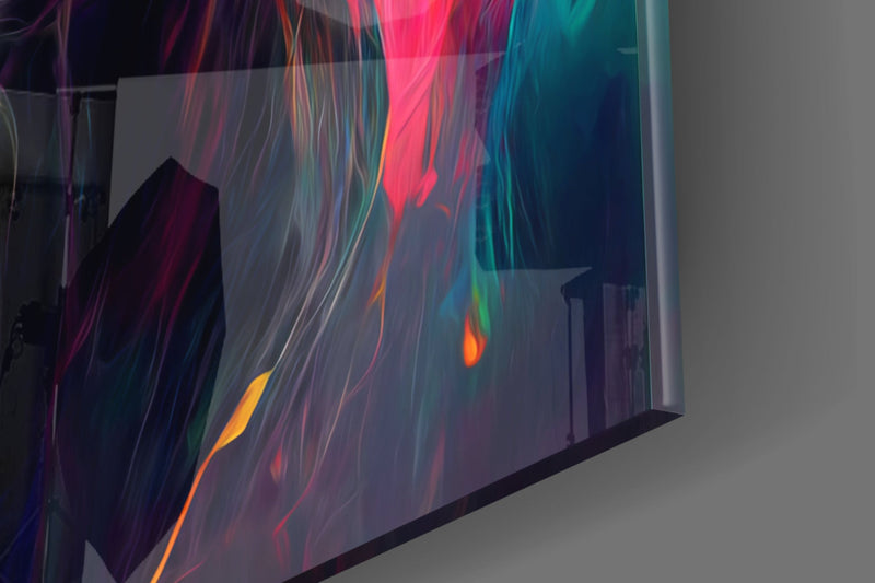 Nobility of the Lion Glass Wall Art  || Designer Collection