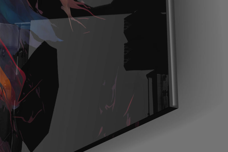 Nobility of the Lion Glass Wall Art  || Designer Collection