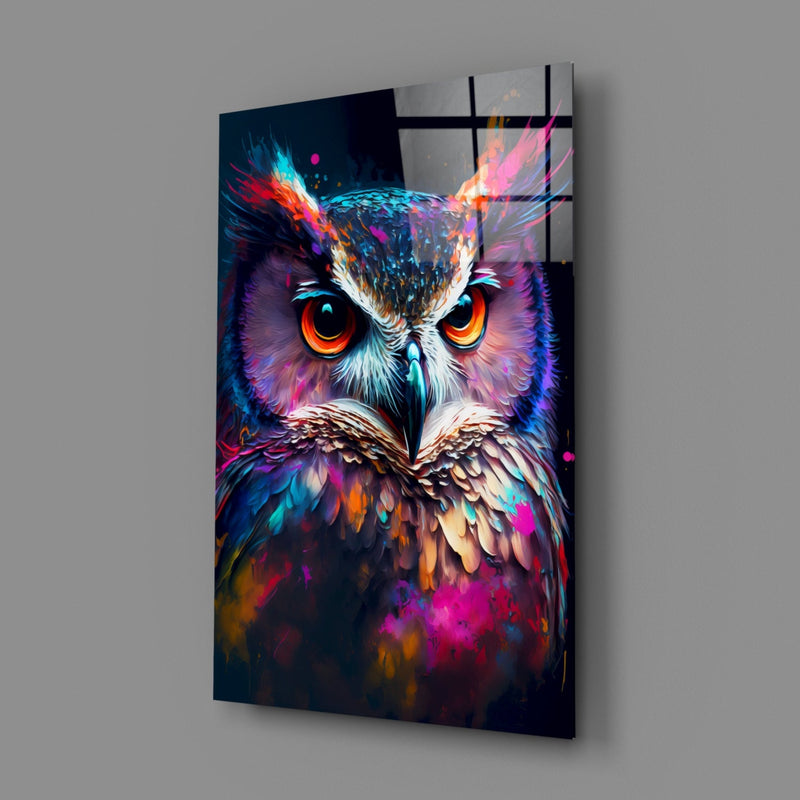 Owl's Eye Glass Wall Art  || Designer Collection