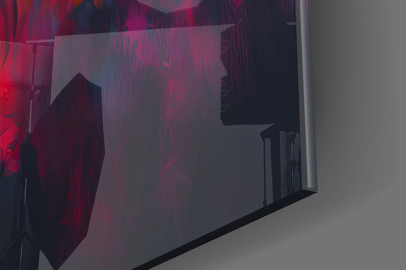 Freedom of the Wolf Glass Wall Art  || Designer Collection