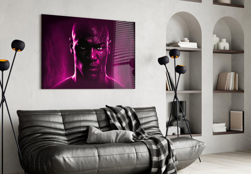 Iconic Michael Jordan Glass Wall Art  || Designer Collection