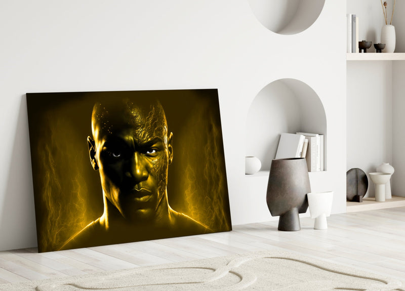 Iconic Michael Jordan Glass Wall Art  || Designer Collection