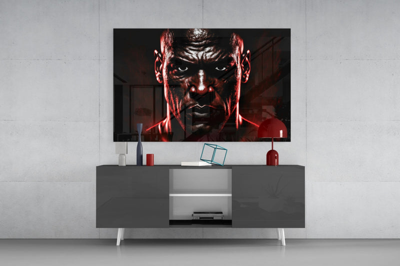 Iconic Michael Jordan Glass Wall Art  || Designer Collection