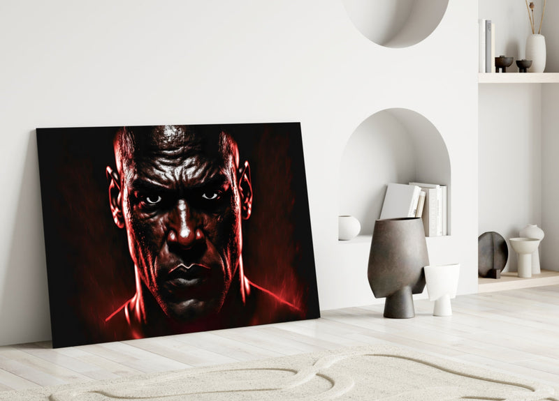 Iconic Michael Jordan Glass Wall Art  || Designer Collection