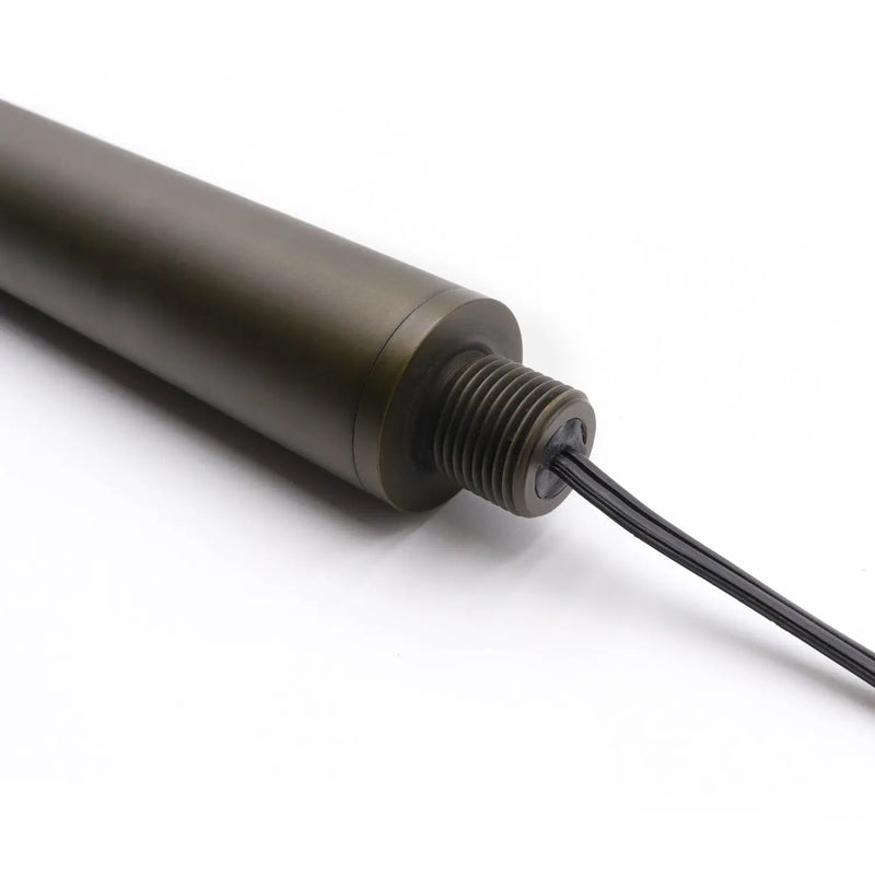 Durable Brass Integrated Exterior Path Light with 72" Wire for Garden Lighting