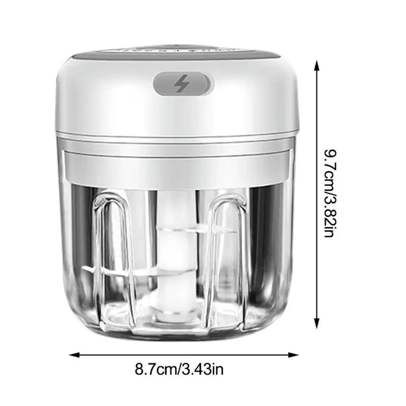 Durable Electric Food Crusher Mini Garlic Press Garlic Crusher Vegetable Chopper For Kitchen Crushed Garlic Crushed Ginger Crushed Chili