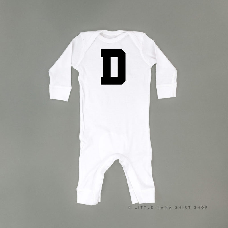 Varsity Initials - Baby Sleeper