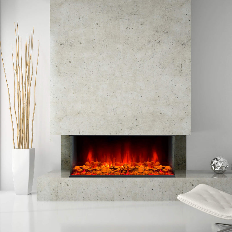 Dynasty Melody 40-Inch Multi-Sided Smart Electric Fireplace With Remote Control [DY-BTS40] (SAK48210)
