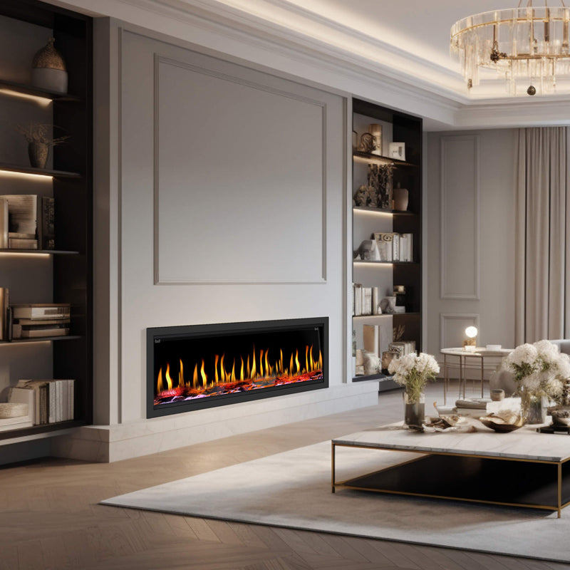 Dynasty Tempo 52-Inch Smart Virtual Linear Electric Fireplace With Dynasty App [DY-FVX52] (SAK76421)
