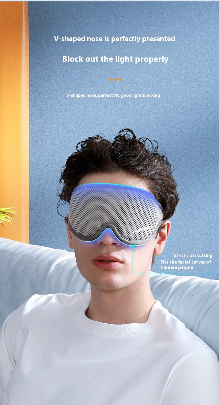 Memory Foam Sleep Eye Mask – Removable Blackout Design for Deep Rest