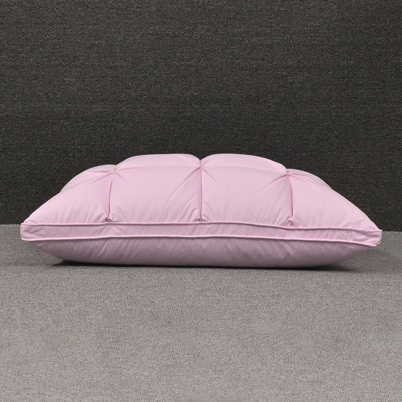 White Goose Down Cotton Pillow