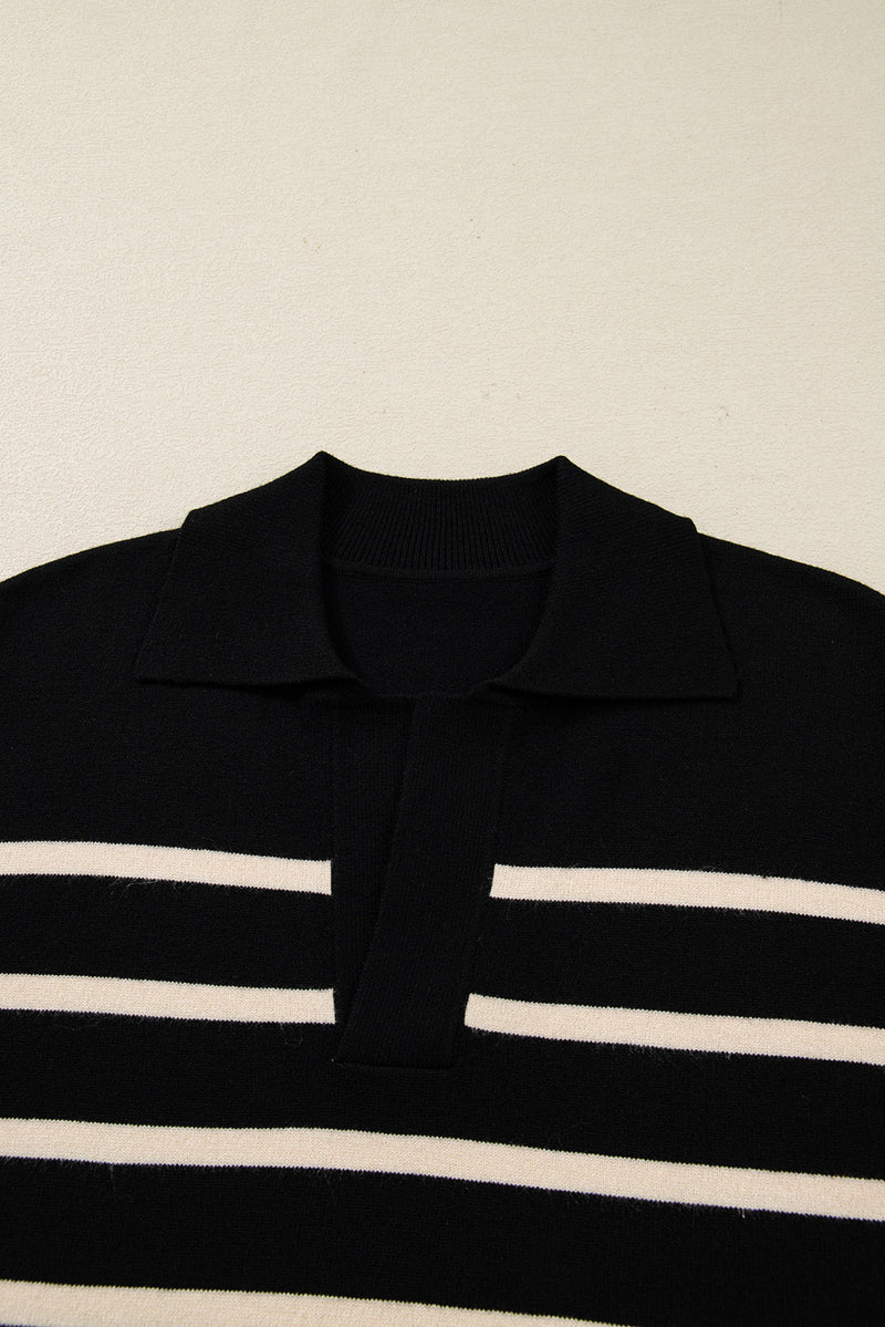 Harper Collar Puff Sleeve Sweater