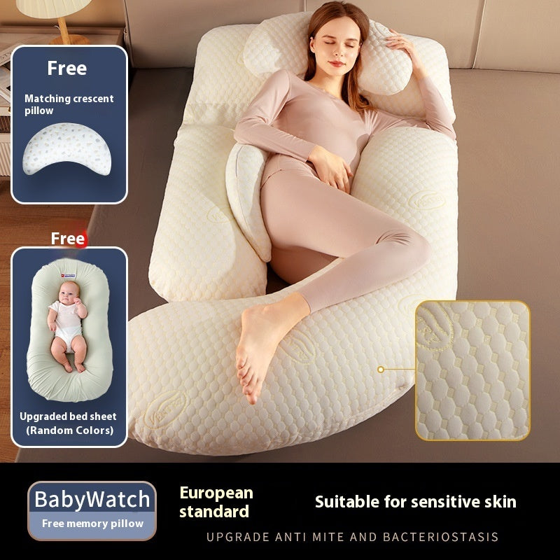 Maternity Pillow – Waist Support Side-Sleeping Cushion for Pregnancy Comfort