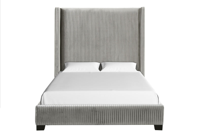 Upholstered Bed, Space-Saving Design