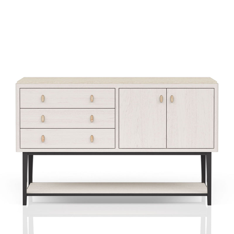 Server With Base - White